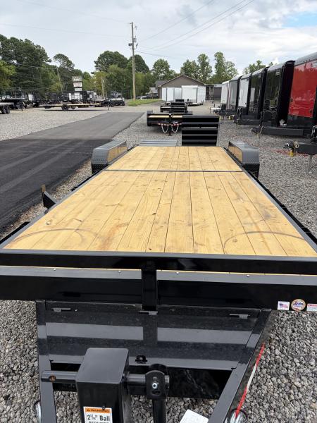 New 2027 Triple Crown 7x24 Heavy Duty Equipment Trailer, EZ Assist MEGA Ramps, 16K GVWR
