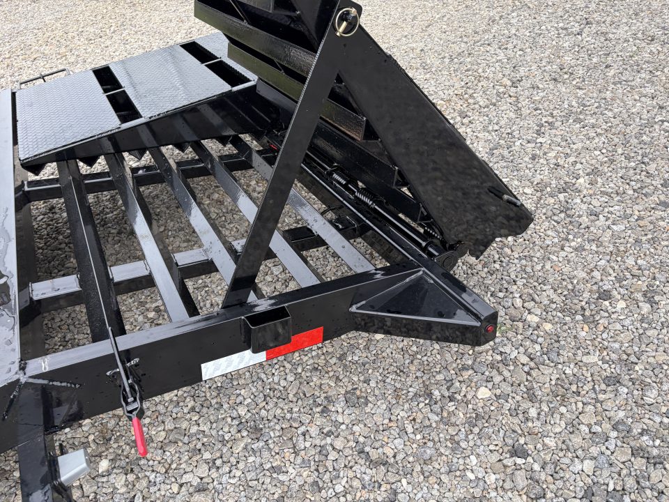 New 2027 Triple Crown 7X20 Equipment Trailer, EZ Assist Mega Ramps, Removable Fender, 16K GVWR