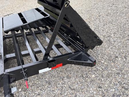 New 2027 Triple Crown 7X20 Equipment Trailer, EZ Assist Mega Ramps, Removable Fender, 16K GVWR
