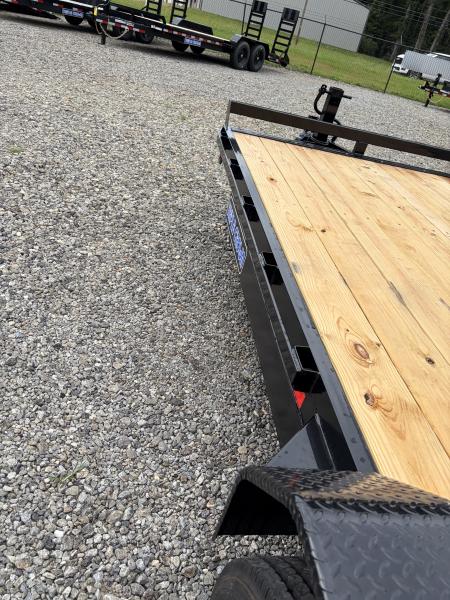New 2027 Triple Crown 7X20 Equipment Trailer, EZ Assist Mega Ramps, Removable Fender, 16K GVWR