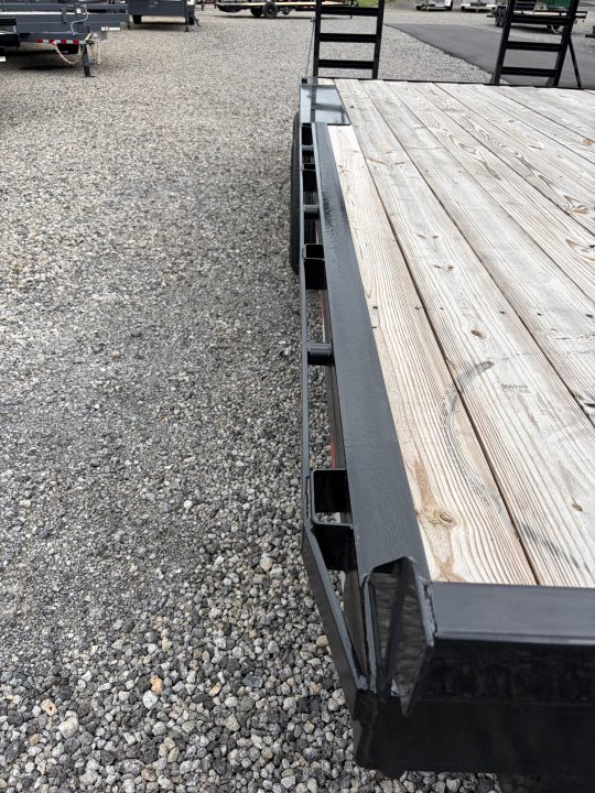 New 2027 Triple Crown 8X20 Heavy Duty Deckover Equipment Trailer, 14K GVWR, 6' Ramps