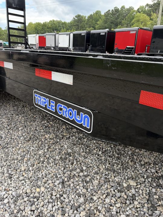 New 2027 Triple Crown 8X20 Heavy Duty Deckover Equipment Trailer, 14K GVWR, 6' Ramps