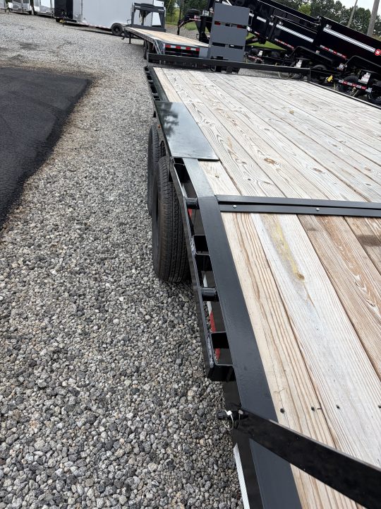 New 2027 Triple Crown 8X20 Heavy Duty Deckover Equipment Trailer, 14K GVWR, 6' Ramps