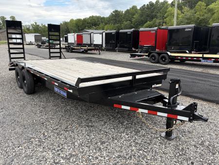 New 2027 Triple Crown 8X20 Heavy Duty Deckover Equipment Trailer, 14K GVWR, 6' Ramps