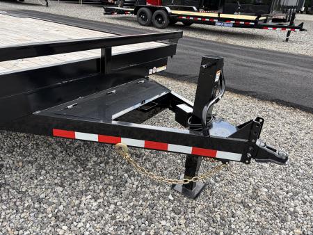 New 2027 Triple Crown 8X20 Heavy Duty Deckover Equipment Trailer, 14K GVWR, 6' Ramps
