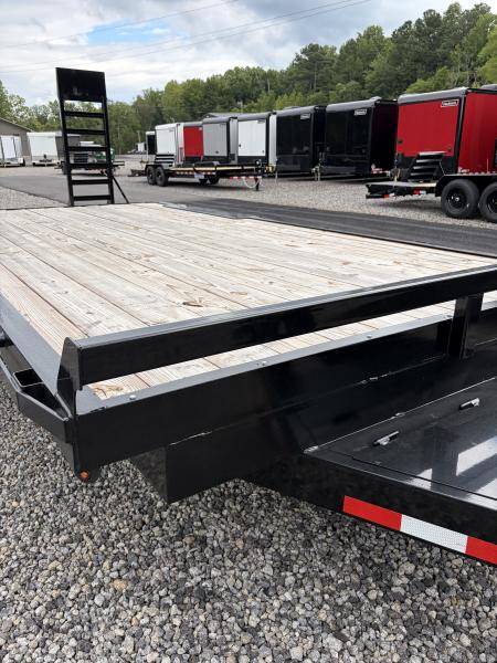 New 2027 Triple Crown 8X20 Heavy Duty Deckover Equipment Trailer, 14K GVWR, 6' Ramps