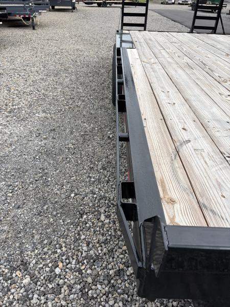 New 2027 Triple Crown 8X20 Heavy Duty Deckover Equipment Trailer, 14K GVWR, 6' Ramps