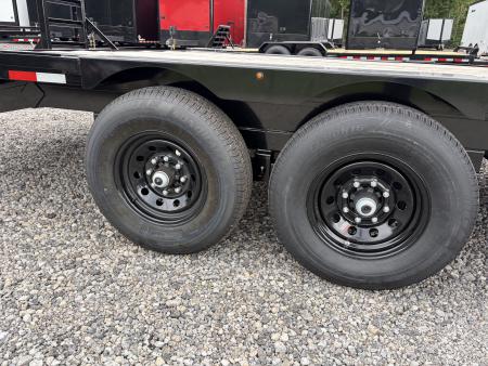 New 2027 Triple Crown 8X20 Heavy Duty Deckover Equipment Trailer, 14K GVWR, 6' Ramps
