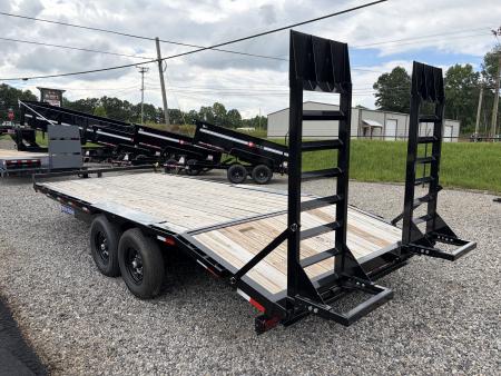 New 2027 Triple Crown 8X20 Heavy Duty Deckover Equipment Trailer, 14K GVWR, 6' Ramps