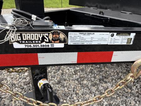 New 2027 Triple Crown 8X20 Heavy Duty Deckover Equipment Trailer, 14K GVWR, 6' Ramps