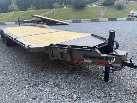 New 2026 Diamond C HXD210 DRIVE OVER FENDER TILT TRAILER ** ABS BRAKES**HYDRO JACK SOLAR CHARGER