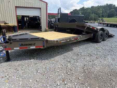 New 2026 Diamond C HXD210 DRIVE OVER FENDER TILT TRAILER ** ABS BRAKES**HYDRO JACK SOLAR CHARGER