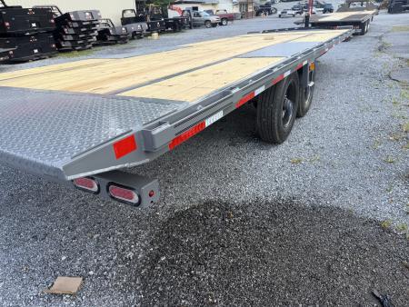 New 2026 Diamond C DET210 DECK OVER POWER TILT TRAILER ** ABS BRAKES** WITH HYDRO JACK & SOLAR CHARGER, WIRELESS REMOTE