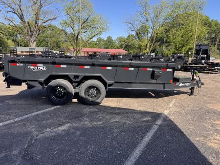 New 2027 Hillcrest Trailers 176716SD 7x16 17.6k Dump Trailer