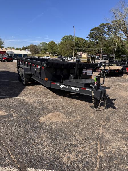 New 2027 Hillcrest Trailers 176716SD 7x16 17.6k Dump Trailer