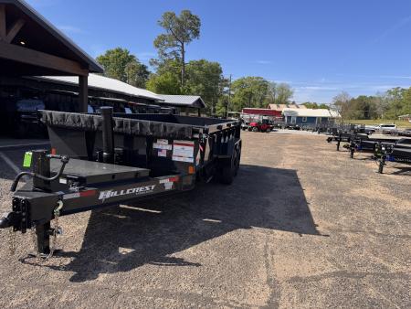 New 2027 Hillcrest Trailers 176716SD 7x16 17.6k Dump Trailer