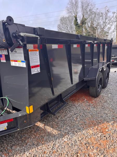 New 2027 Hillcrest Trailers 176716SDH 7x16 17.6k HS Dump Trailer