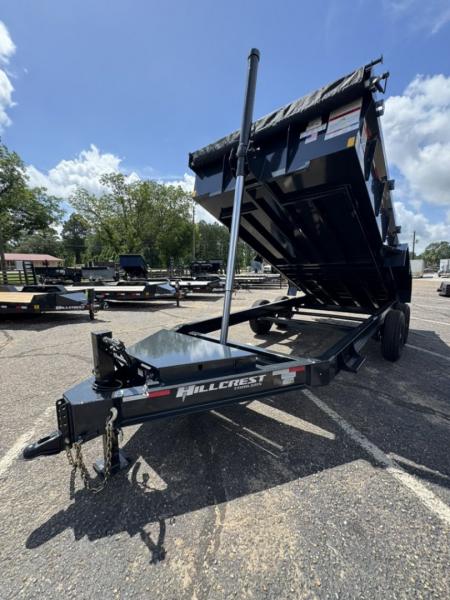 New 2027 Hillcrest Trailers 14716SD 7x16 15.4k Dump Trailer