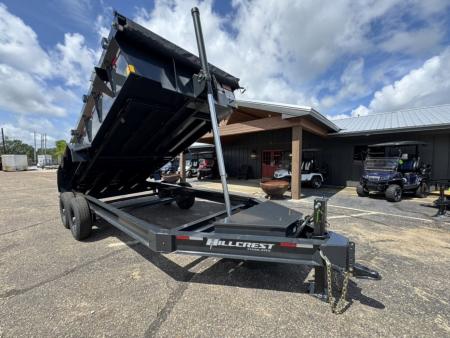 New 2027 Hillcrest Trailers 14716SD 7x16 15.4k Dump Trailer