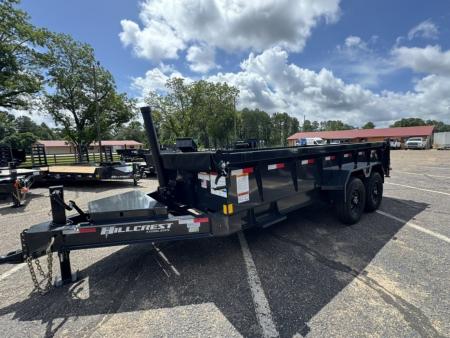 New 2027 Hillcrest Trailers 14716SD 7x16 15.4k Dump Trailer