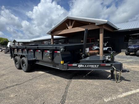 New 2027 Hillcrest Trailers 14716SD 7x16 15.4k Dump Trailer