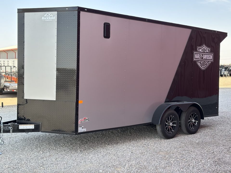 New 2027 Rock Solid Cargo 7X16 7K ENCLOSED CARGO HARLEY DAVIDSON Cargo / Enclosed Trailer