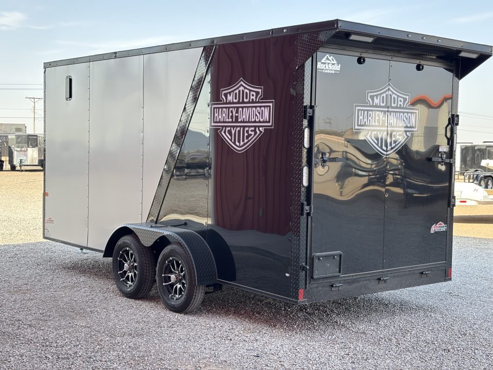 New 2027 Rock Solid Cargo 7X16 7K ENCLOSED CARGO HARLEY DAVIDSON Cargo / Enclosed Trailer