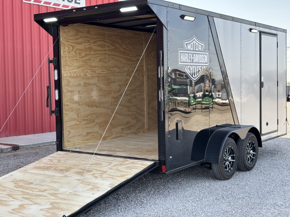 New 2027 Rock Solid Cargo 7X16 7K ENCLOSED CARGO HARLEY DAVIDSON Cargo / Enclosed Trailer