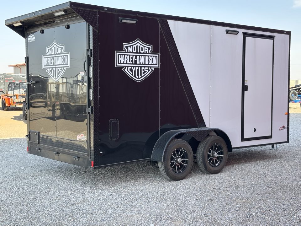 New 2027 Rock Solid Cargo 7X16 7K ENCLOSED CARGO HARLEY DAVIDSON Cargo / Enclosed Trailer