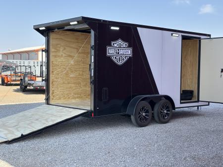 New 2027 Rock Solid Cargo 7X16 7K ENCLOSED CARGO HARLEY DAVIDSON Cargo / Enclosed Trailer