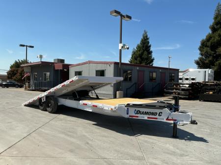 New 2027 Diamond C Trailers DEC207L26X102 8.5FT X 26FT 15.5K GVW Tilt Trailer