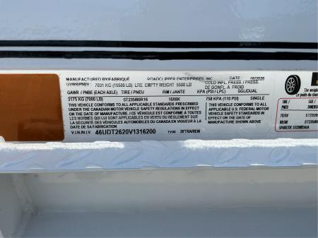 New 2027 Diamond C Trailers DEC207L26X102 8.5FT X 26FT 15.5K GVW Tilt Trailer