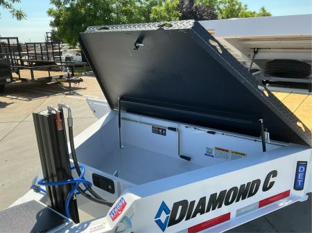 New 2027 Diamond C Trailers DEC207L26X102 8.5FT X 26FT 15.5K GVW Tilt Trailer