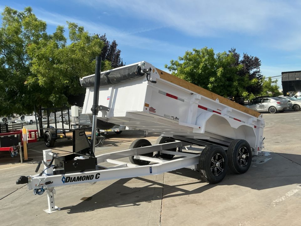 New 2027 Diamond C Trailers MDT206L12X77 6.5FT X 12FT 9890 GVW Dump Trailer