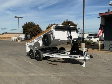 New 2027 Diamond C Trailers MDT206L12X77 6.5FT X 12FT 9890 GVW Dump Trailer