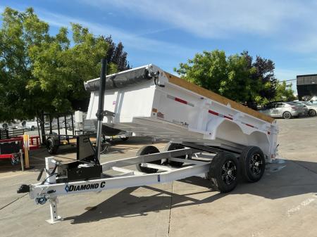 New 2027 Diamond C Trailers MDT206L12X77 6.5FT X 12FT 9890 GVW Dump Trailer