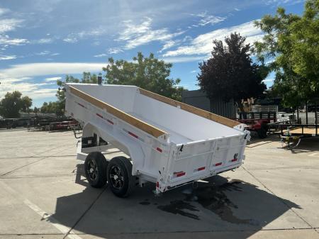 New 2027 Diamond C Trailers MDT206L12X77 6.5FT X 12FT 9890 GVW Dump Trailer