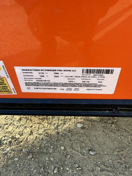 New 2026 H&H Trailers H8412TFTV-070 Cargo / Enclosed Trailer
