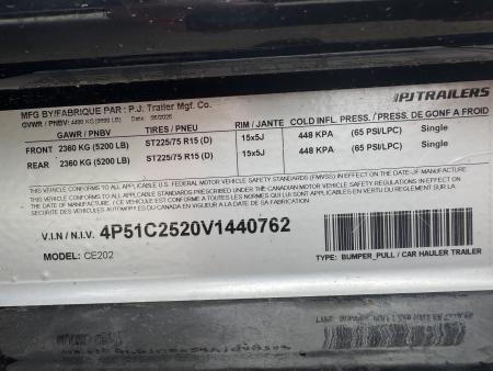 New 2027 PJ Trailers 83" x 20' CE Other