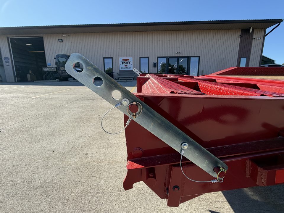 New 2026 Midsota 102"x 22' Equipment Trailer w/ Drive Over Fenders and Wedge Ramps - Red - 17,600# GVWR