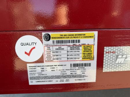 New 2026 Midsota 102"x 22' Equipment Trailer w/ Drive Over Fenders and Wedge Ramps - Red - 17,600# GVWR
