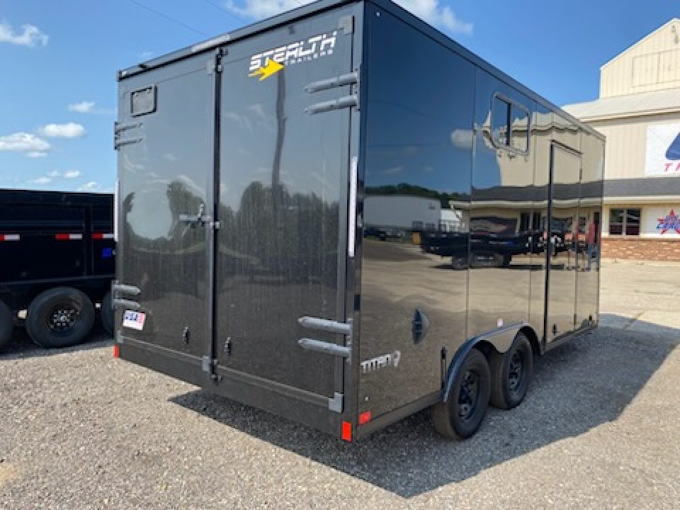 New 2027 Stealth Trailers 8.5x16 Office Trailer 7k Cargo / Enclosed Trailer