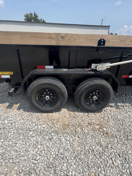 Used 2025 Big Tex Trailers 14XD TANDEM DUMP W/ 24" SIDES/ 7GA FLOOR/ SLIDE IN RAMPS/ 83X14 Dump Trailer
