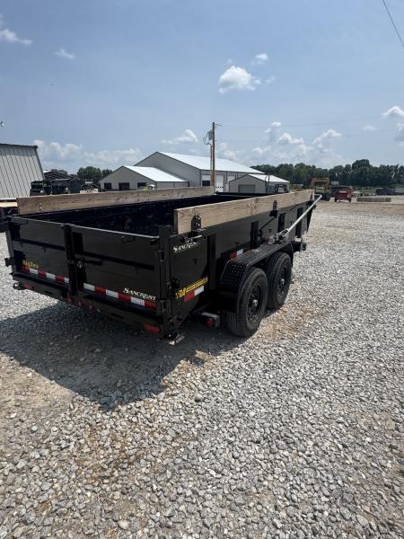 Used 2025 Big Tex Trailers 14XD TANDEM DUMP W/ 24" SIDES/ 7GA FLOOR/ SLIDE IN RAMPS/ 83X14 Dump Trailer