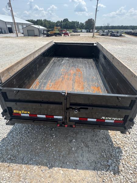 Used 2025 Big Tex Trailers 14XD TANDEM DUMP W/ 24  SIDES/ 7GA FLOOR/ SLIDE IN RAMPS/ 83X14 Dump Trailer