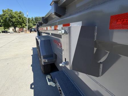 New 2026 Midsota 82"x 14' Versa Dump W/ Telescopic Cylinder - Side Swing Door - Charcoal Gray - (Ramps/Tarp) - 15,400# GVWR