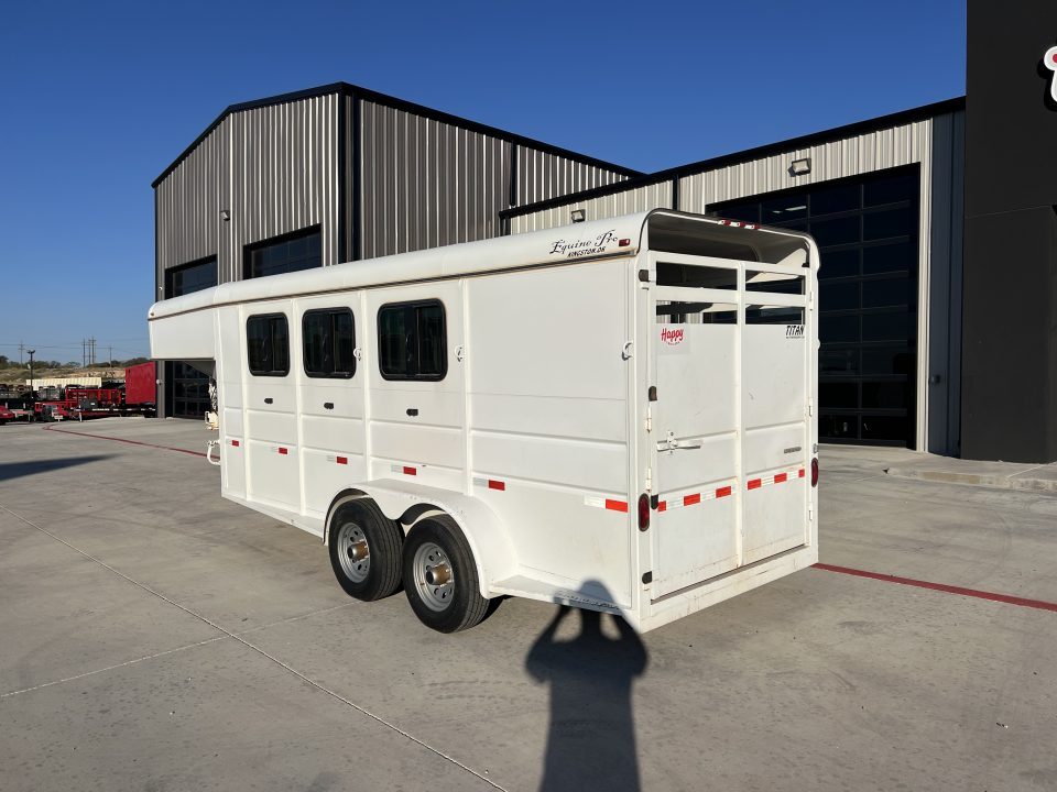 Used 2020 Titan Trailer Horse Trailer Stock / Stock Combo Trailer