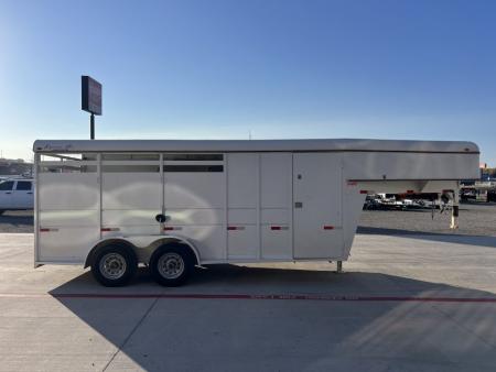 Used 2020 Titan Trailer Horse Trailer Stock / Stock Combo Trailer
