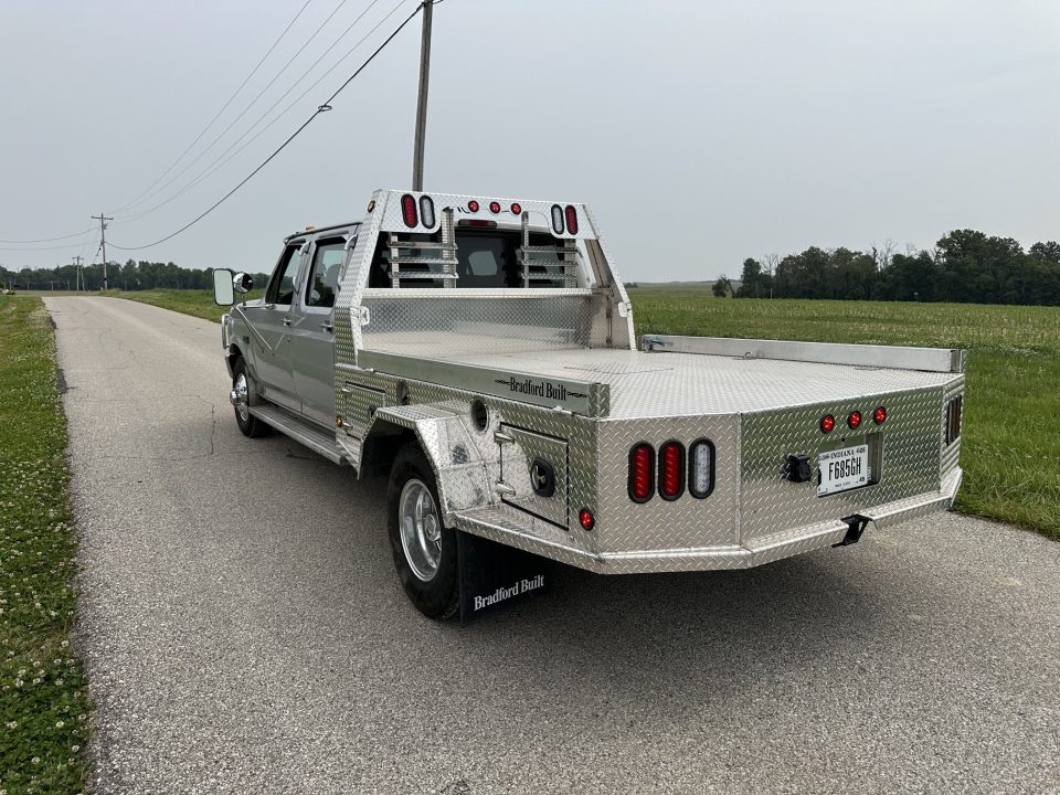 New 2027 Bradford Built 96"x103" Dually Box Removal Aluminum Stepside Truck Bed