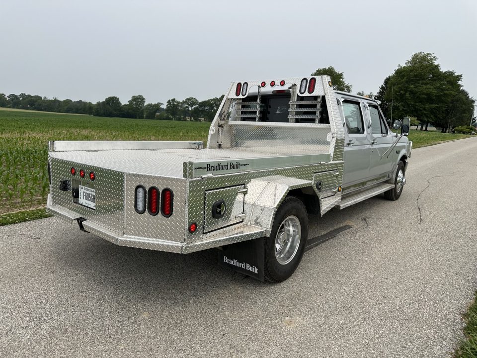 New 2027 Bradford Built 96"x103" Dually Box Removal Aluminum Stepside Truck Bed